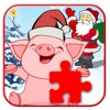 Crazy Christmas Pep Pig Jigsaw Puzzle Game For Kid