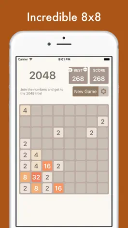 Game screenshot 2048 Multi - 8x8, 6x6, 4x4 tiles in one app! mod apk