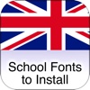 UK School Fonts To Install