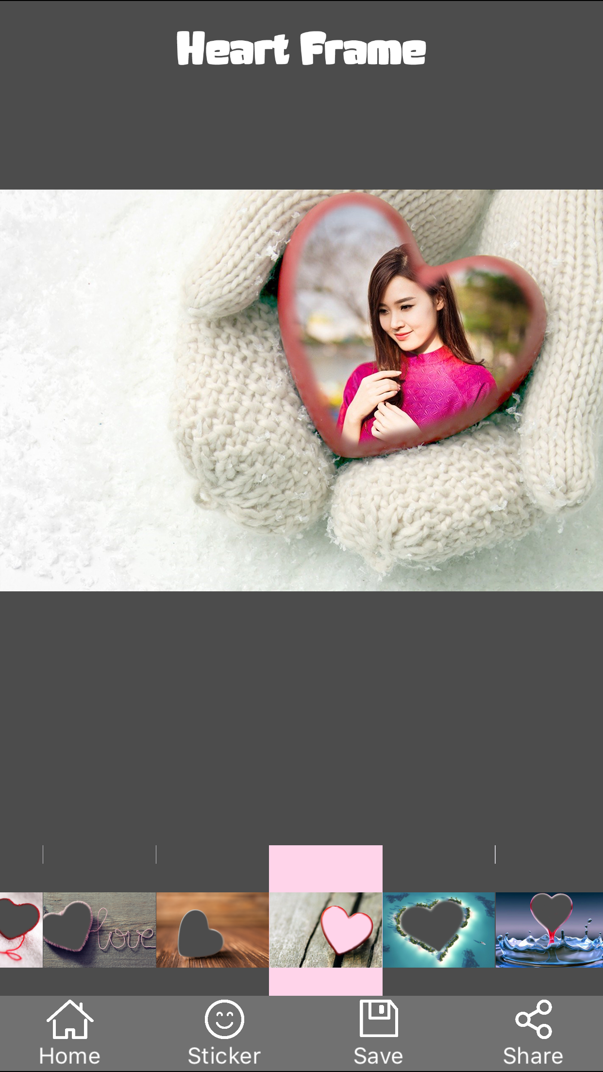 Heart Frame - Camera 720 Chỉnh sửa ảnh 360 screenshot 3
