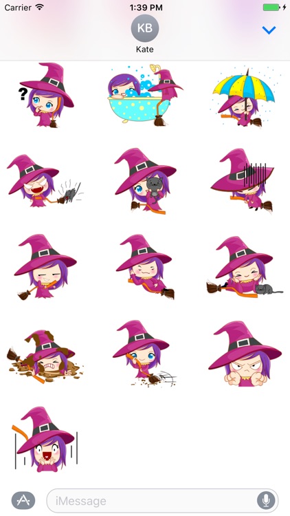 Little Witch - Cute witch stickers