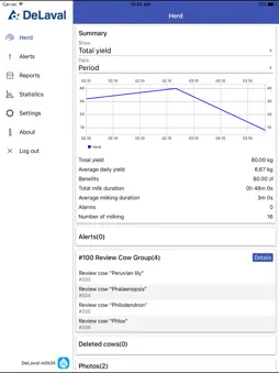 DeLaval milk24 screenshot 7