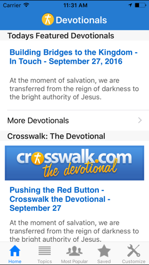 Crosswalk.com Devotionals