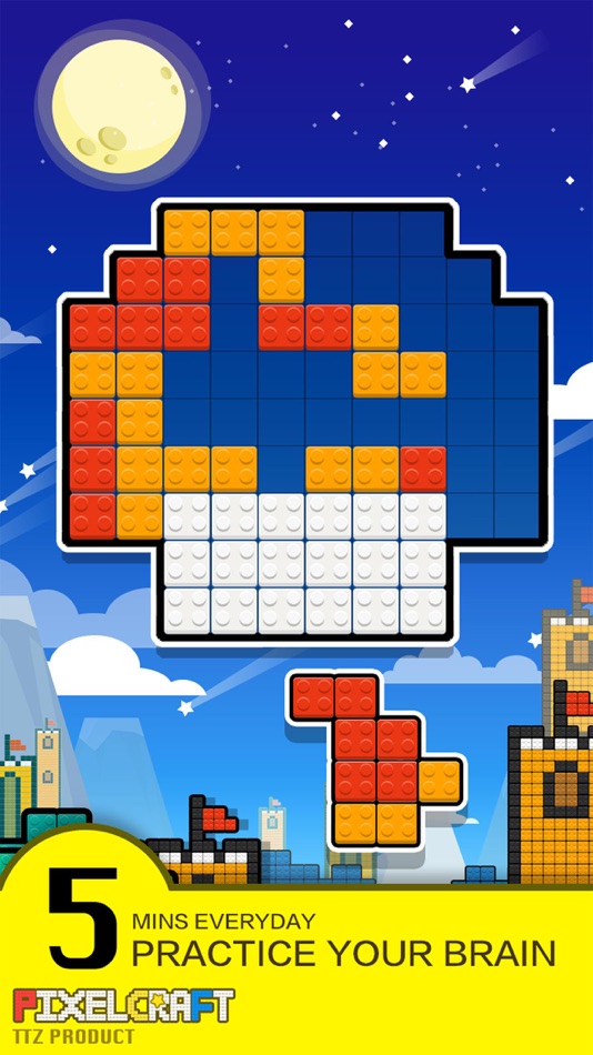 #2. PixelCraft - Brain Blocks (iOS) 来自: Longwind Studio