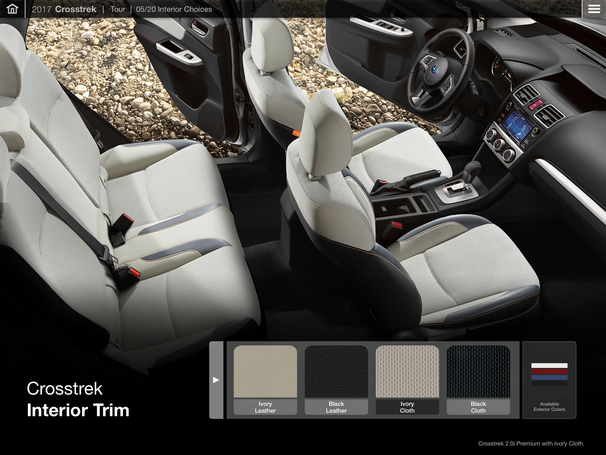 2017 Subaru Crosstrek Guided Tour - eBrochure screenshot 3