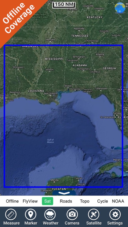 Louisiana Miss. Alabama HD Map screenshot-4