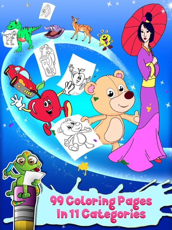 Screenshot #5 pour Kids Coloring and Paint Book