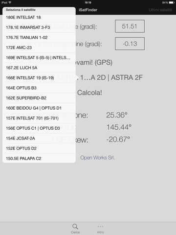 iSatFinder for iPad screenshot 2