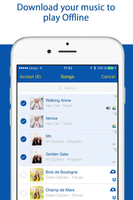 MusiNext Offline MP3 & FLAC Cloud Music Player