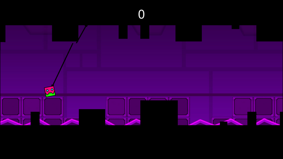 #2. Spider GeoMetry Square Dash (iOS) 由: Aoi Sora