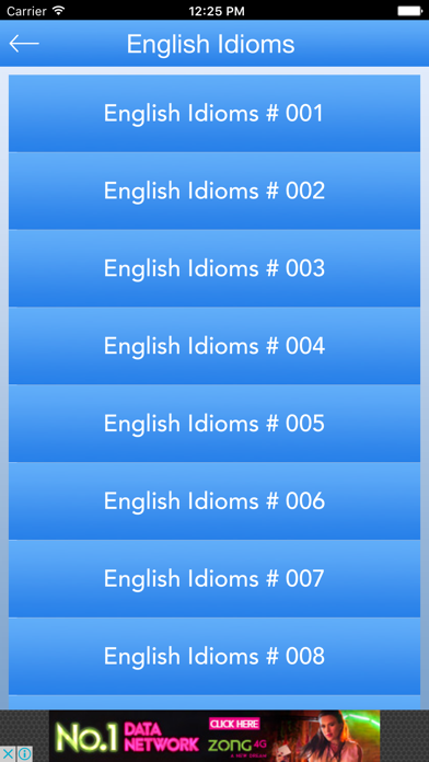Screenshot #3 pour English Idioms et Phrases en ourdou