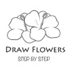 Icon How To Draw Flowers - Step By Step Drawing