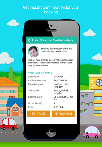Ride Sharing Application - náhled