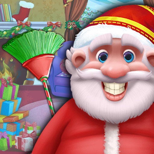 Crazy Santa's Xmas House Cleaning iOS App