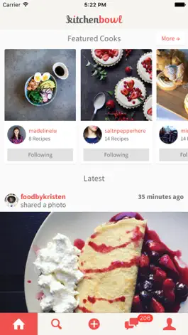 Game screenshot Kitchenbowl Recipes & Cookbook apk