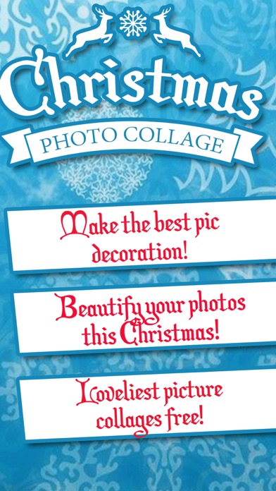 Screenshot #2 pour Photo de noël collage - Image décorations de cadre