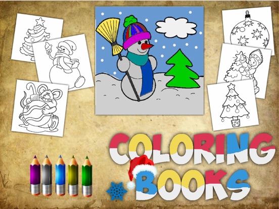 Christmas. Coloring books for kids. Free app screenshot 3