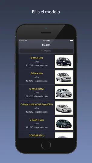 Captura de pantalla de TechApp Para Ford en iPhone 1