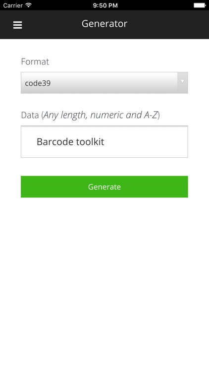 Barcode toolkit