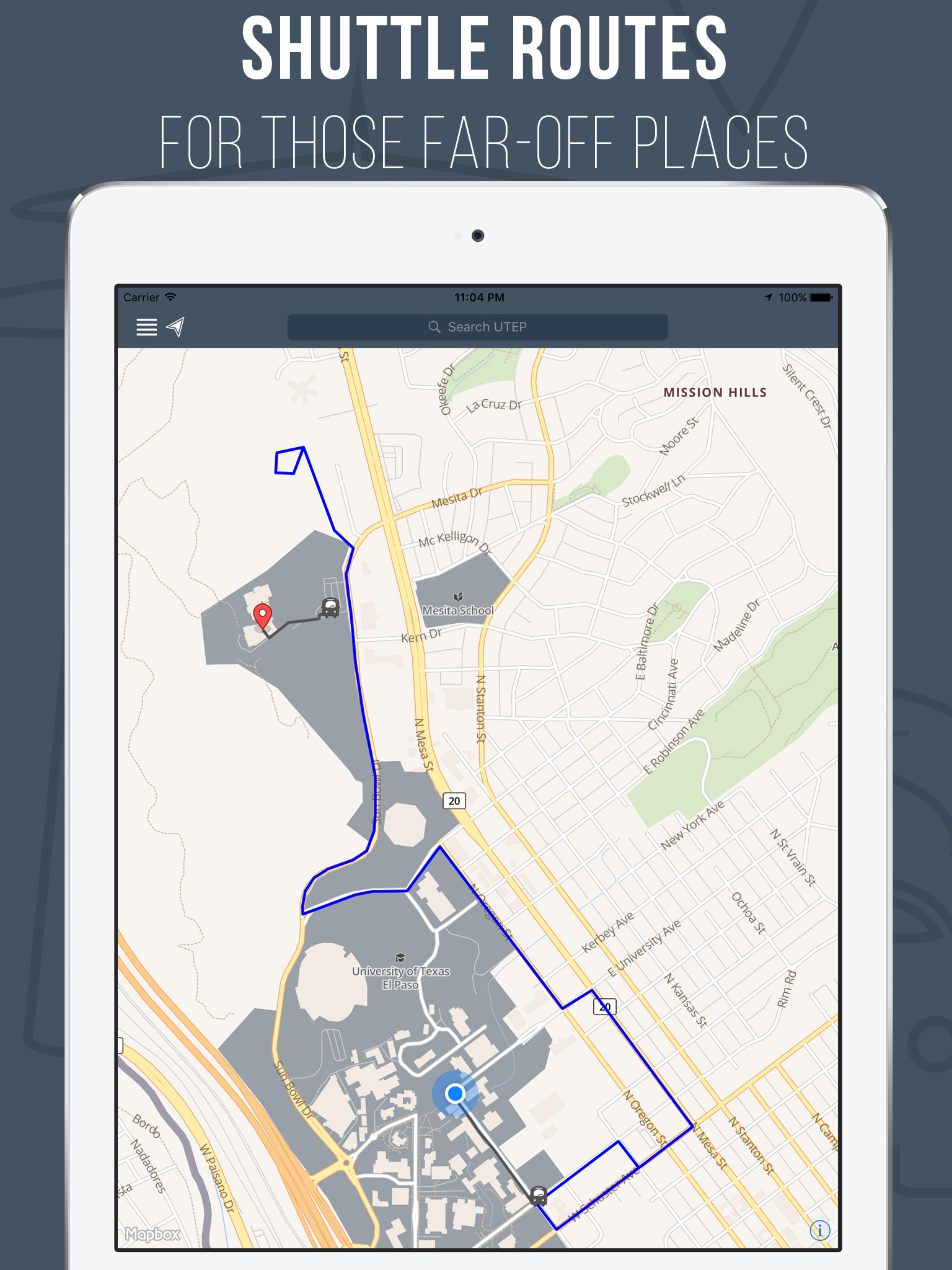 UTEP Maps App