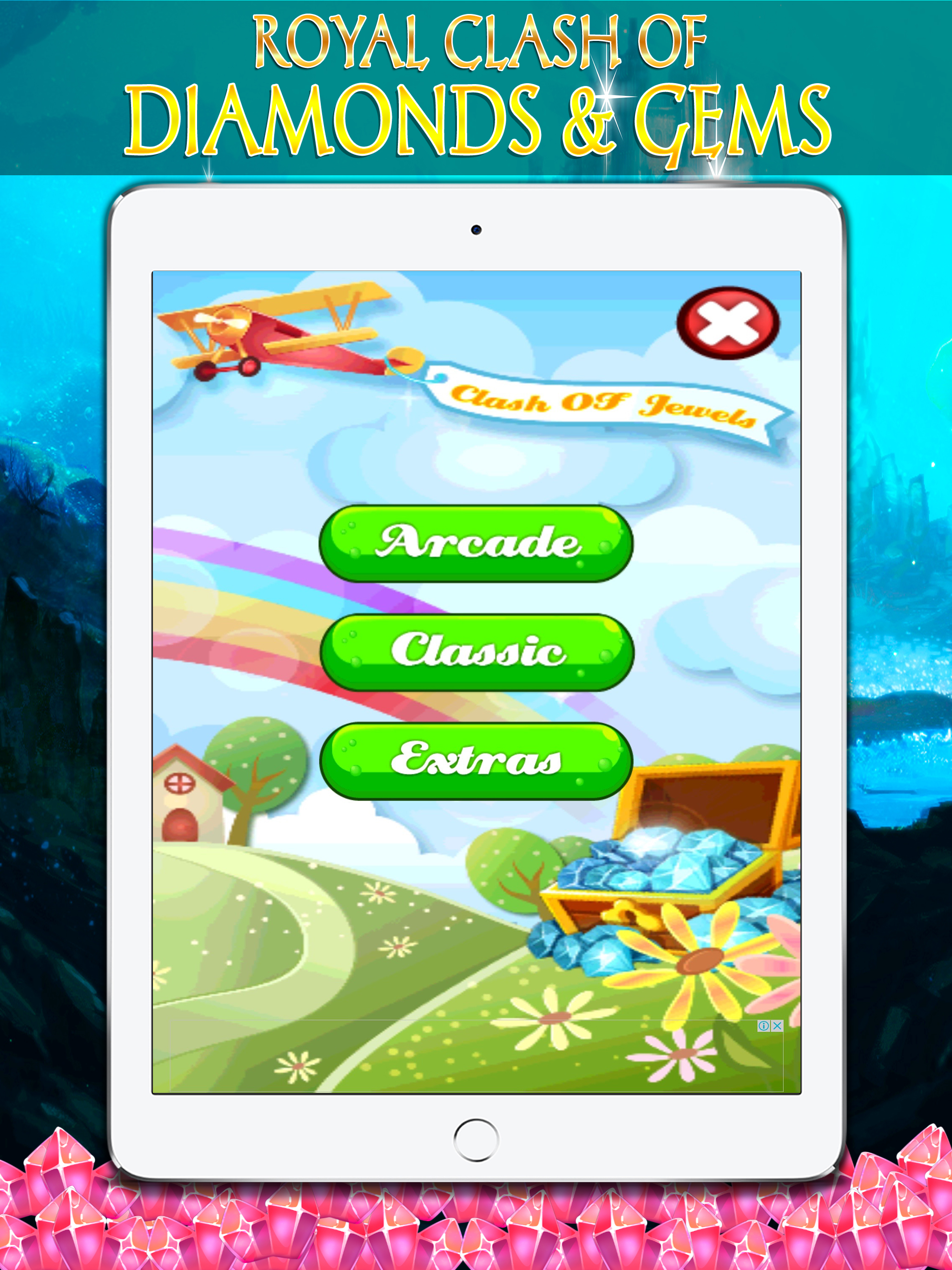 Royal Clash of Diamonds and Gems - Puzzle screenshot 6