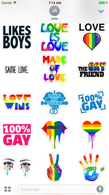Gay - Stickers for iMessage screenshot-3