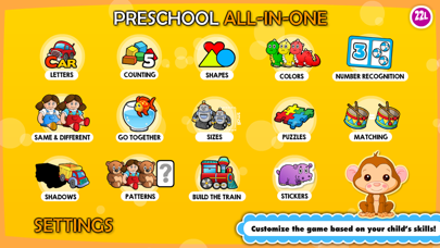 Abby Monkey Basic Skills: Preschool and Kindergarten Educational Learning Adventure Games for Toddler Explorers screenshot 3