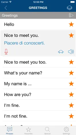 Game screenshot Learn Italian Phrases & Words apk