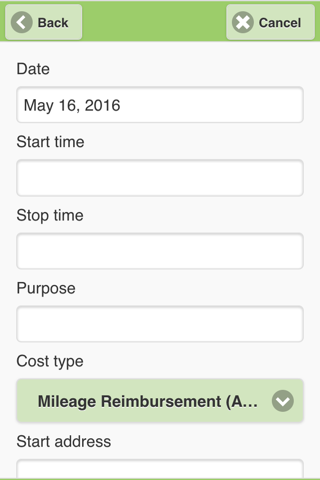 Navidoc Mileage screenshot 2