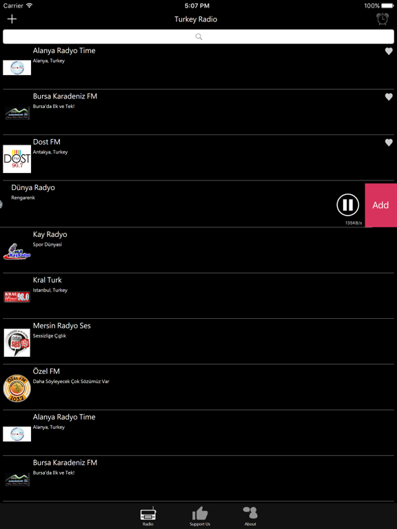 Turkish Radio - TR Radio iPad screenshot