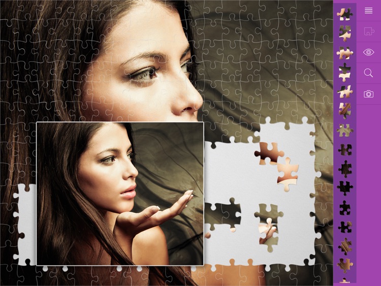 Jigsaw Puzzles Mysterious Girl