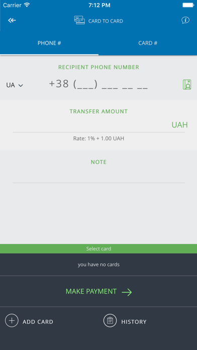 App screenshot
