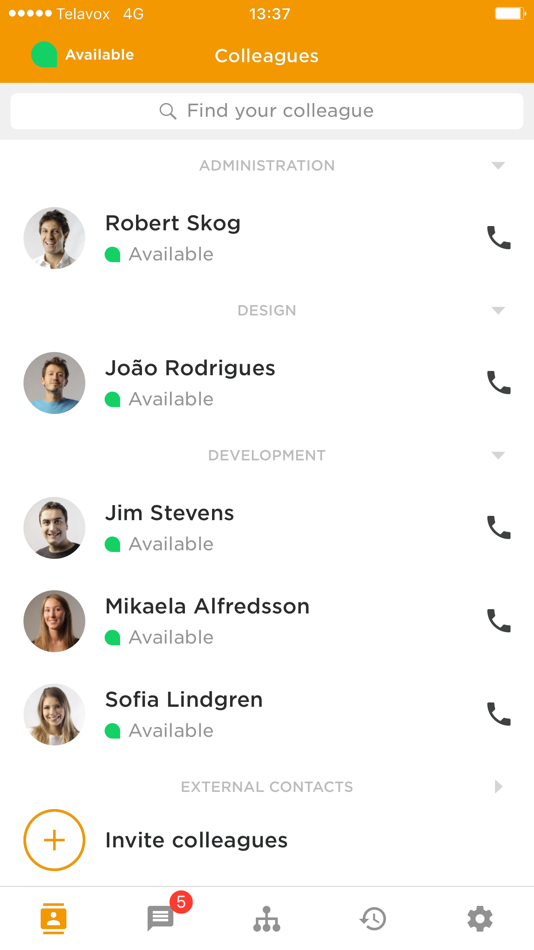 #1. Telekompaniet (iOS) 由: Telavox AB