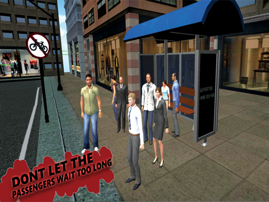 Screenshot #5 pour City Bus Driver Game : Passenger Bus City Driving Simulator 3D 2016