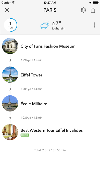 Screenshot of Parigi - Mappa offline e guida della città4