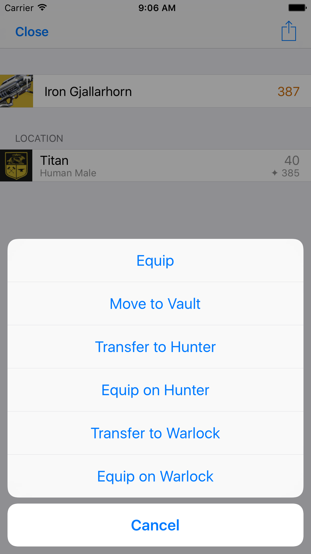 Inventory Manager for Destiny screenshot 3