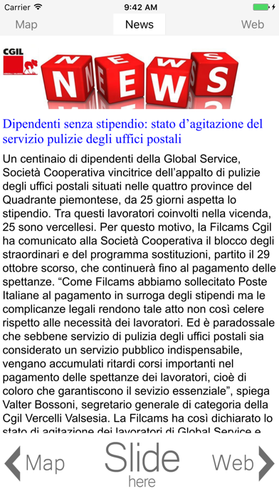 Screenshot #1 pour CGIL News