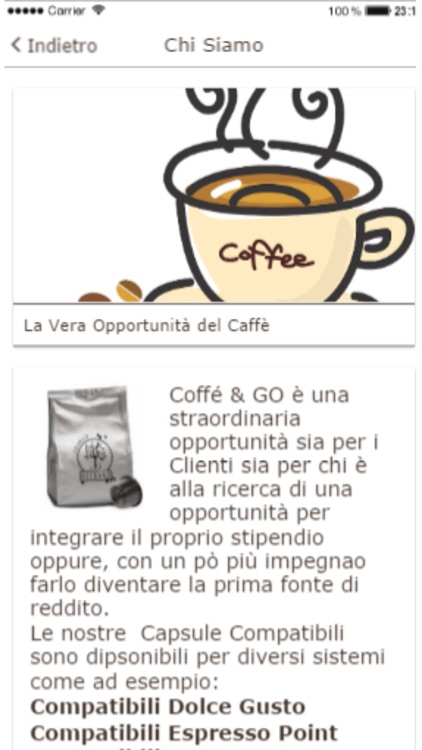 Coffe&GO Capsule e Cialde Compatibili