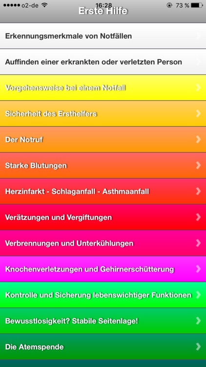 Erste Hilfe Infoflip
