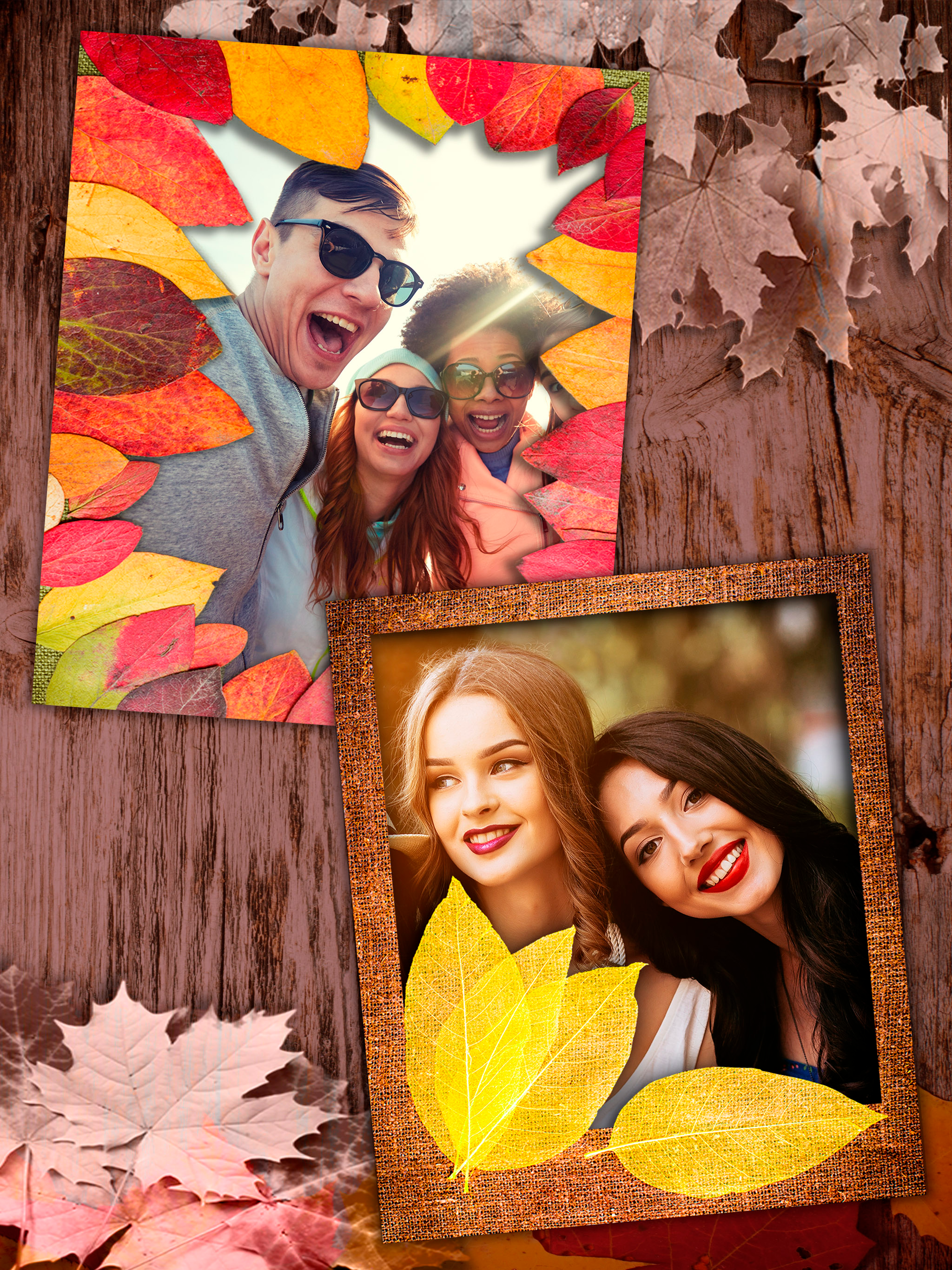 Multiphoto Frames for Autumn– Collage & Album