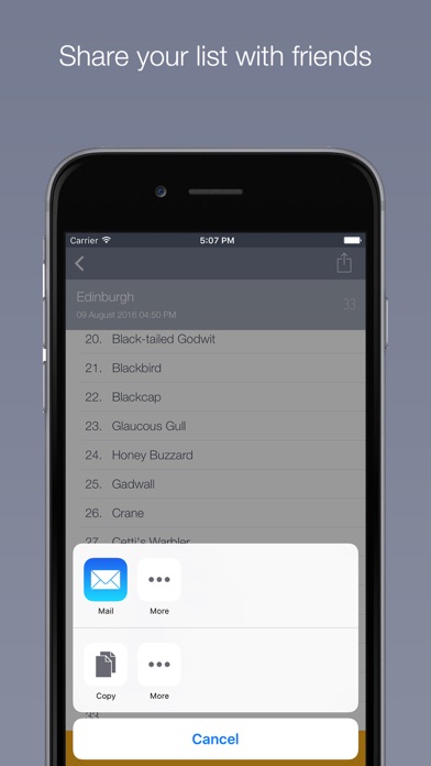 Screenshot #3 pour Bird Quick List United Kingdom