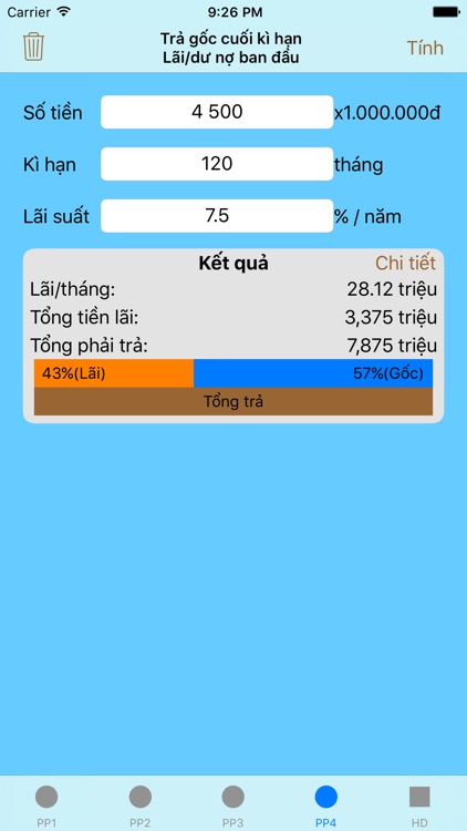 TÍNH LÃI TIỀN VAY screenshot-4