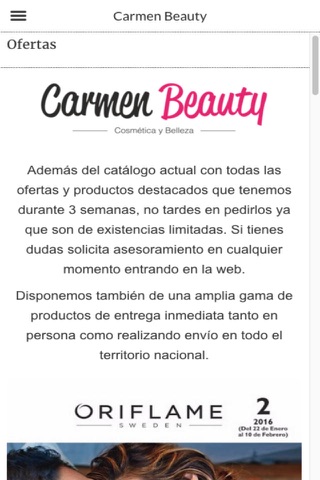 Carmen Beauty screenshot 3
