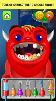 monster dentist doctor shave - kid games free iphone screenshot 3