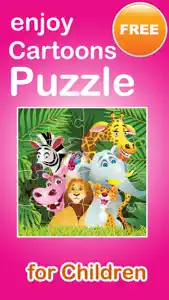 Cute Images Cartoon Jigsaw Puzzles for Children screenshot #2 for iPhone