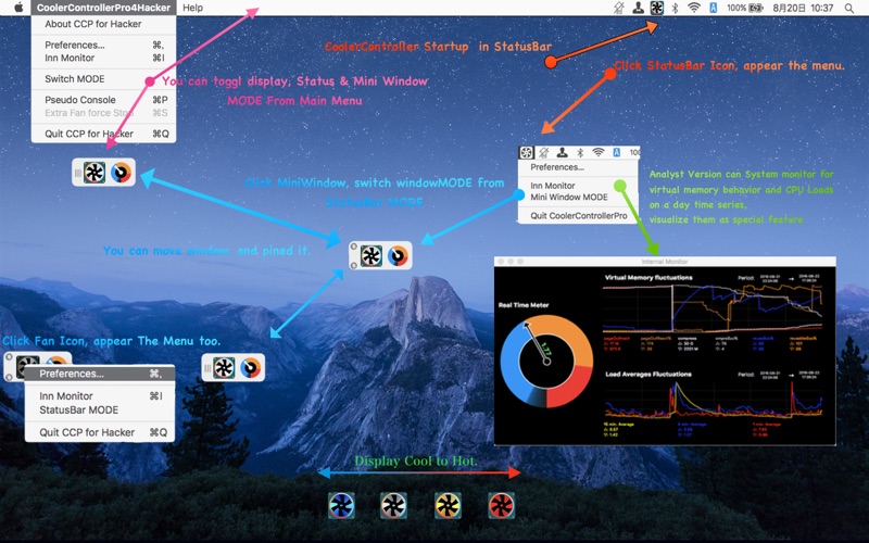 Screenshot #1 pour CoolerControllerPro for Hacker