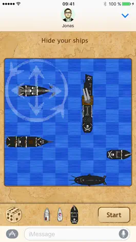 Game screenshot Naval Combat for iMessage apk