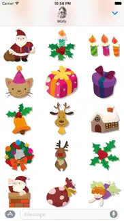 merry christmas – santa stickers for imessage iphone screenshot 2