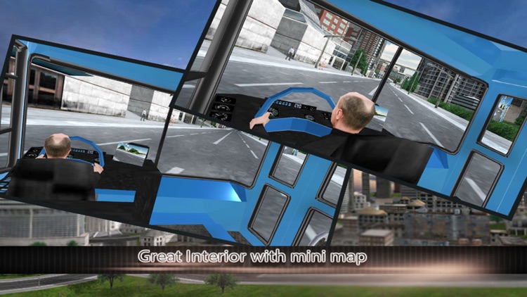 Modern city bus driver 3d : free simulation game