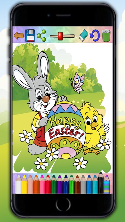 Paint Easter egg decorate & color bunnies - Pro
